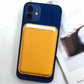 Magsafe Leather Card Case For Iphone Dark Night Green