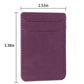 Frosted Card Bag Sticker For Mobile Phones - Purple