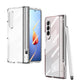 For Samsung Galaxy Z Fold4 5G Case With Pen Slot - Electroplated Full Body - Blue