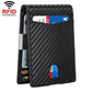 Rfid-protected Leather Credit Card Wallet - Secure & Stylish - Black