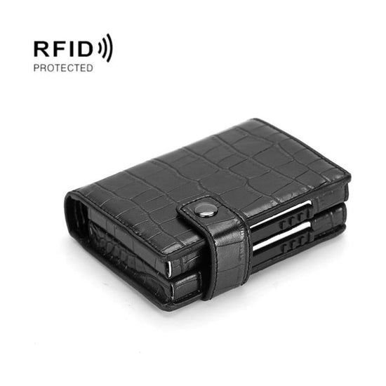 Secure Dual Card Wallet With Rfid Blocking
