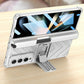 For Samsung Galaxy Z Fold4 5G Magnetic Armor Case With Push Pen - Wine Red