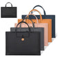 Portable Laptop Inner Bag With Elastic Thread Button - Black