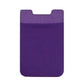 Lycra Phone Card Holder Stretch Back Sticker Wallet For Cards Bus Pass Bank Fits Most Phones - Rose Red