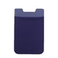 Lycra Phone Card Holder Stretch Back Sticker Wallet For Cards Bus Pass Bank Fits Most Phones - Rose Red