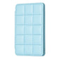 Grid Pattern Card Bag Sticker For Mobile Phones - Blue
