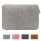 Lightweight Waterproof Lambskin Laptop Sleeve - 13.3 Inches - Gray With Bag