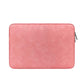 Lightweight Waterproof Lambskin Laptop Sleeve - 13.3 Inches - Gray With Bag