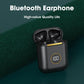 Wireless Sport Bluetooth Headphones with Led Display and Noise Reduction - Blue