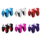 Silicone Gamepad Protective Case for Sony Ps5 with Splicing Design and Rocker Caps - Pink Black