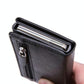 Aluminum Rfid Card Holder with Automatic Pop-up Function - Carbon Fiber