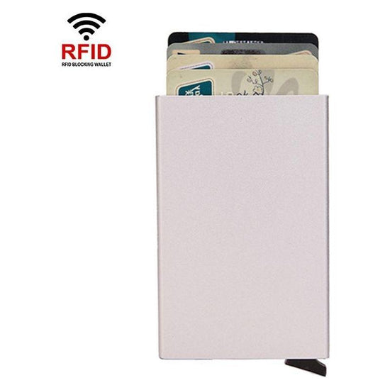 Metal Rfid Card Holder Wallet - Compact Design