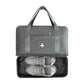 Travel-Ready Waterproof Beach Bag With Double Layer Design - Black