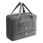 Travel-Ready Waterproof Beach Bag With Double Layer Design - Black