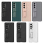 For Samsung Galaxy Z Fold4 5G Leather Case With Stand - Ultra Thin - Black