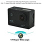 Waterproof 4K Action Camera For Cycling And Diving