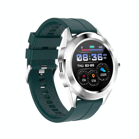 Waterproof Smart Watch With Heart Rate And Sleep Monitoring - Ip68 - Green