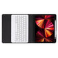 Bluetooth Keyboard Leather Case For Ipad 9.7 With Triangle Holder & Pen Slot - Gradient Blue Pink