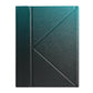 Bluetooth Keyboard Leather Case For Ipad 9.7 With Triangle Holder & Pen Slot - Gradient Blue Pink