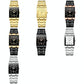 Waterproof Square Men Watch with Calendar - 50m - Black Belt Black Shell Black Surface
