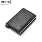 Carbon Fiber Rfid Wallet for Men - Black