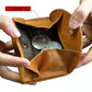 Women Leather Rfid Blocking Coin Purse - Compact Design - Pink