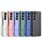 For Samsung Galaxy Z Fold4 5G Shockproof Diamond Case With Hinge And Pen - Green