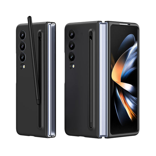 Enhanced Shockproof Phone Case for Samsung Galaxy z Fold 4 - Pen Design - Black