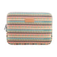 12 Inch Lingge Laptop Liner Bag - Pattern Design - Light Green Diamond Grid