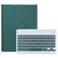 360 Degree Rotatable Bluetooth Keyboard Leather Case - Square Button - Sky Blue - For Ipad Air 2022 / Ipad Pro 11 2021