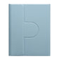 360 Degree Rotatable Bluetooth Keyboard Leather Case With Touchpad - Square Button - Sky Blue - For Ipad 10Th Gen 10.9 2022