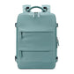 Outdoor Travel Laptop Backpack - Army Green - Pink