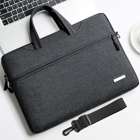 16.1 Inch Inner Bag With Shoulder Strap For Handbag Or Laptop - Dark Grey
