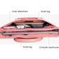 Universal 15.4 Soft Handle Laptop Bag For Macbook Samsung Sony Dell Alienware Chuwi Asus Hp - Portable & Wearable - Pink