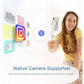 Smooth-Xs Handheld Gimbal Stabilizer Selfie Stick - Pink 200G