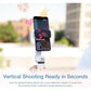 Smooth-Xs Handheld Gimbal Stabilizer Selfie Stick - Pink 200G