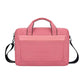 Expandable Laptop Bag - Waterproof Oxford Cloth Detachable Shoulder Strap - Pink