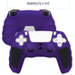 Silicone Gamepad Cover for Sony Ps5 - no Rocker Caps - Purple Black