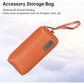 Waterproof Laptop Accessory Bag - Pu Leather - Dark Blue
