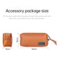 Waterproof Laptop Accessory Bag - Pu Leather - Dark Blue