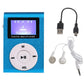 Metal Mini Mp3 Player With Screen Earphone+Cable - Black