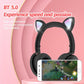 7.1 Surround Sound Cat Ear Gaming Headset With Mic - Green