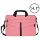 Stylish Zipper Laptop Bag With Shoulder Strap - Durable & Breathable - Pink
