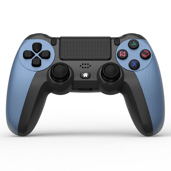 Wireless Bluetooth Gamepad Controller for Ps4 - Battle Gray with Light Bar - Mountain Blue