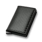 Carbon Fiber Rfid Wallet for Men - Red