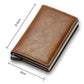 Carbon Fiber Rfid Wallet for Men - Red