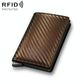 Carbon Fiber Rfid Wallet for Men - Red