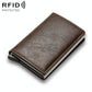 Carbon Fiber Rfid Wallet for Men - Red