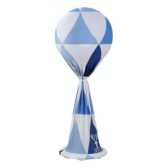 Fan Dust-Proof Cover For Household Floor - Blue Triangle