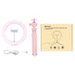 10.2 Selfie Beauty Light With Tripod Mount And Usb 3 Modes Dimmable Led Ring For Vlogging And Photography Cold Shoe Ball Head And Phone Clamp